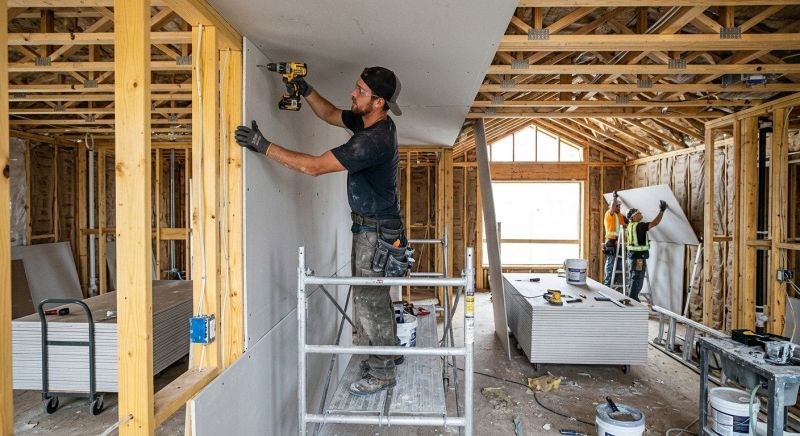 Bedroom Drywall Installation in Kansas City, KS