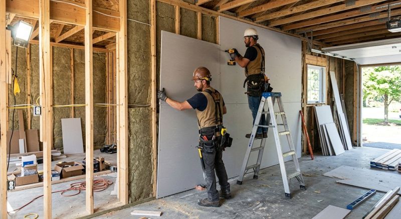Garage Wallboard Installation in Kansas City, MO