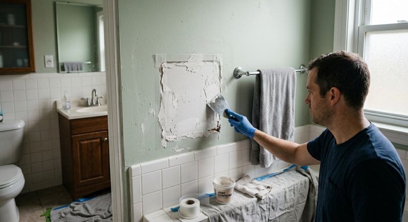 Bathroom Drywall Replacement in Conroe, TX