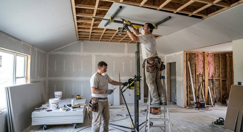 Ceiling Drywall Installation in Kansas City, MO